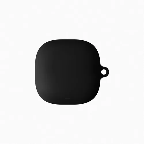 Vista 8 de Geiomoo Funda de silicona para Anker Soundcore Liberty 5, funda protectora suave y flexible resistente a los arañazos con mosquetón (negro)