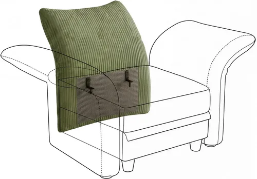 Vista 19 de LLappuil Sofa Storage Seat Module for Sectional Sofa, Square Ottoman for Modular Sectional Couches, Carton B, Beige Corduroy Pana beige