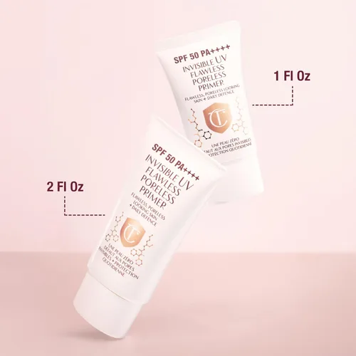 Vista 6 de Charlotte Tilbury Imprimación de maquillaje invisible UV Flawless – Protector solar SPF 50 de amplio espectro e imprimación facial sin poros