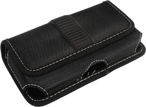 Vista 7 de Funda de nailon para teléfono celular para Alcatel Insight, Verso, Raven, Tetra, LG Aristo2/3, Galaxy S10e, iPhone SE (2020/2022) - Funda horizontal