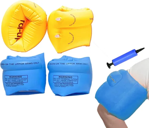 Vista 12 de Arm Floaties for Adults,Toddler Floatie for Pool,Inflatable Floatie Swim Arm Bands Floaties for Kids and Children