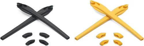 Vista 12 de Eye Opening Stuff Kits de goma de repuesto para auriculares y nariz compatibles con gafas de sol Oakley Flak 2.0/Flak 2.0 XL OO9188 Negro