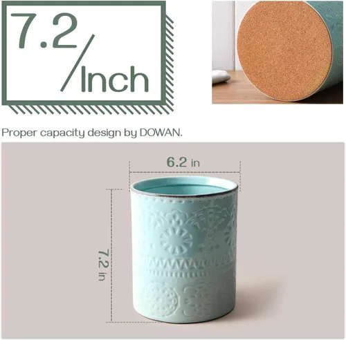 Vista 6 de DOWAN 7.2" Soporte para utensilios de cocina de 7.2 pulgadas, soporte extra grande para utensilios de cocina de estilo granja para encimera