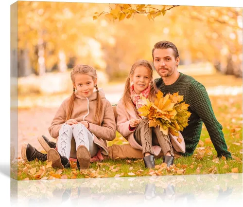 Vista 9 de GMissT Impresiones en lienzo con tus fotos – Cuadros personalizados sobre lienzo póster personalizado para decoración del hogar – Marcos flotantes