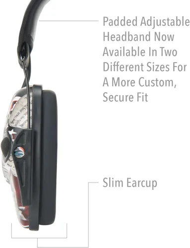 Vista 5 de Howard Leight Impact Sport - Orejera Bluetooth para disparar, color negro, atenuación de ruido de 21 dB, unisex para jóvenes y adultos