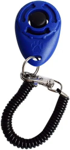 Vista 6 de SERYU 1 correa de muñeca para entrenamiento con clicker, para perros y mascotas, Negro -, Talla única