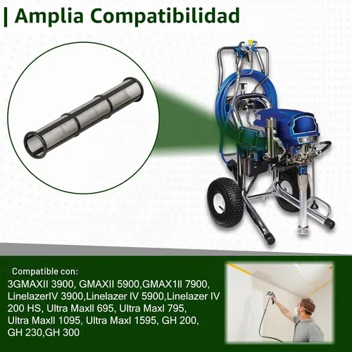 Vista 5 de Paquete de 5 filtros de colector de malla 244067 244-067 60 para 244067 60 malla
