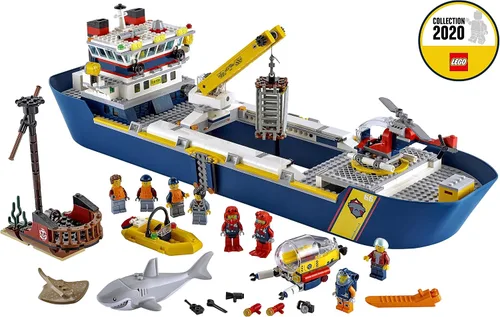 Vista 4 de LEGO 60266 Ciudad Océanos El barco de exploración del océano