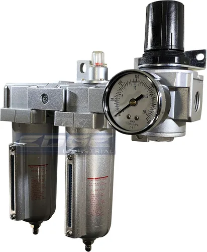 Vista 9 de Sistema de secado de aire de tres etapas con clasificación industrial: filtro de partículas de aire, filtro coalescente de 0.01 micras y regulador