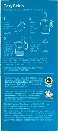 Vista 11 de Filtro de recambio para jarra de agua Brita Estándar Estándar