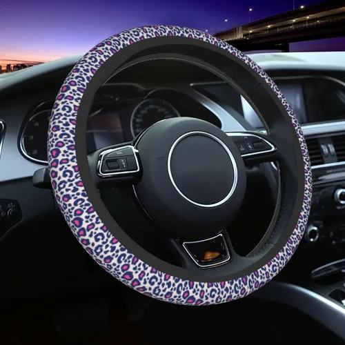 Vista 36 de Funda para volante MINIOZE de ojos malvados azules con luna mágica, accesorios para automóvil, linda para mujeres y niñas, universal de 15 pulgadas