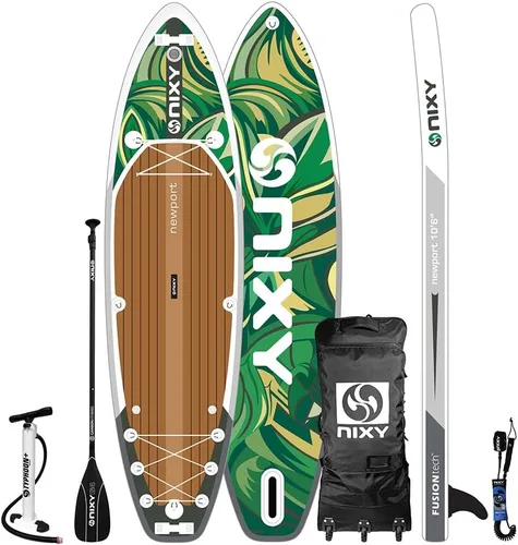 Vista 8 de NIXY Newport - Tabla de remo inflable de 10 pies 6 pulgadas, SUP de alto rendimiento, duradero y ligero para todos los niveles de habilidad