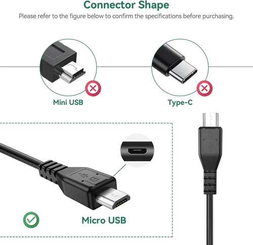 Vista 5 de Cable micro USB y cargador de pared de repuesto para Dremel 7350-5 Lite 7760-N/25 Lite 7760 N/10 4V Li-Ion Kit de herramientas rotativas