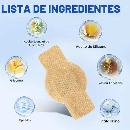 Vista 2 de Parches de uñas fúngicas, 21 unidades, cuidado de uñas durante la noche para uñas débiles y agrietadas, adherencia firme de 8 horas para uñas