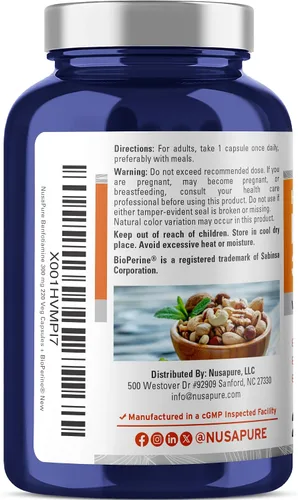 Vista 2 de Benfotiamine 300 mg 180 cápsulas vegetales (sin OMG, veganas y sin gluten) Formulación vegana y vegetariana, suplemento nutricional para adultos
