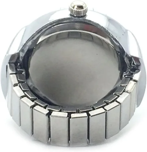 Vista 5 de Reloj de anillo inteligente con anillo preciso, reloj de cristal para cumpleaños, Navidad, regalo de San Valentín