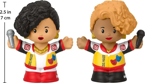 Vista 3 de Little People Collector Salt-N-Pepa - Juego de edición especial para adultos y fanáticos del hip hop, figuras de Cheryl James y Sandra Denton