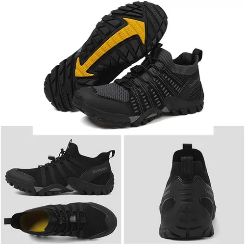 Vista 3 de Zapatos de agua antideslizantes para hombre, zapatos de senderismo de secado rápido, zapatos deportivos acuáticos descalzos, transpirables, zapatos