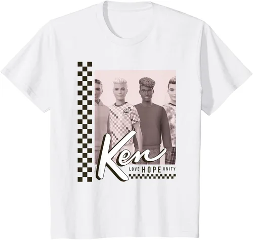 Vista 28 de Barbie - Camiseta Ken Love Hope Unity Blanco
