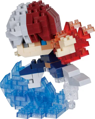 Vista 10 de Nanoblock - My Hero Academia - Endeavor, kit de construcción de la serie de personajes Endevor