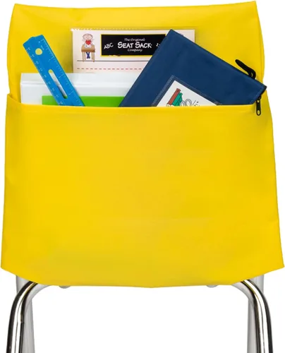 Vista 11 de Seat Sack 30112 bolsillo de almacenamiento, estándar, grado Pre K – 12 pulgadas, pequeño, color negro