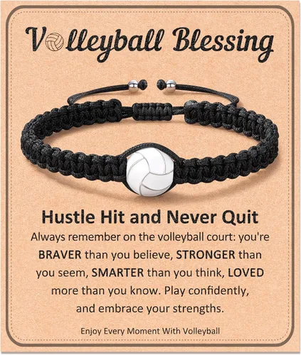 Vista 11 de FYUKISS Regalos de Béisbol, Fútbol y Sóccor, Brazaletes Trenzados Ajustables de Béisbol para Ideas de Regalo para Adolescentes con Tarjeta de Mensaje