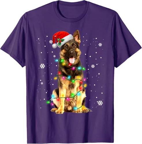 Vista 59 de Suéter de Navidad para perros de pastor alemán, suéter de Navidad para regalos de perros, Negro, S