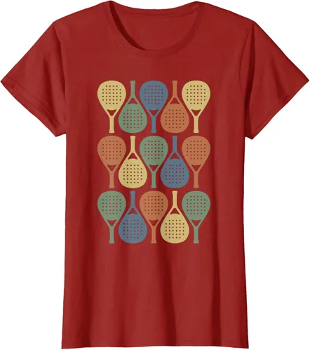 Vista 74 de Vintage Retro Padel Camiseta de Padel Sports Lover