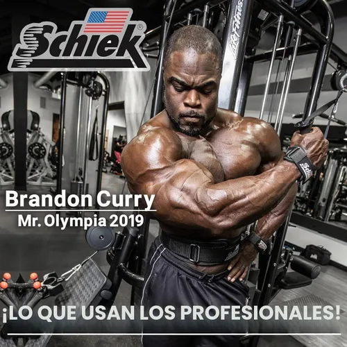 Vista 2 de Schiek Sports 1200 Ganchos de elevación de potencia, soporte de agarre máximo en levantamiento pesado, ajuste cómodo