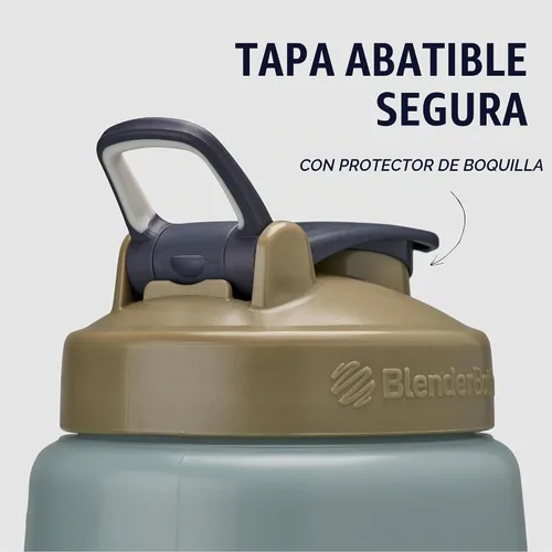 Vista 5 de BlenderBottle Hydration Koda V1.5, botella de agua de medio galón, 74 onzas, bronceado a todo