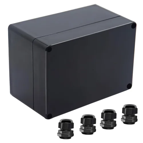Vista 28 de Caja de conexiones Caja de conexiones IP65 impermeable de plástico ABS para proyectos eléctricos Caja de conexiones de alimentación Cajas