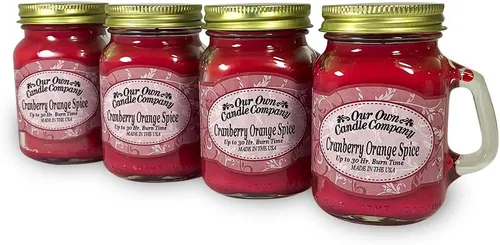 Vista 19 de Grandma's Kitchen - Mini vela perfumada en tarro Mason de Our Own Candle Company, 3.5 onzas (paquete de 4)