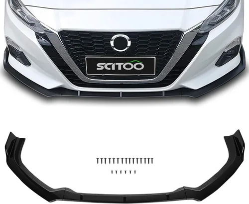 Vista 96 de SCITOO Alerón de borde de parachoques delantero mate negro para Ford Focus ST años 2013-2014 - Spoiler frontal de polipropileno