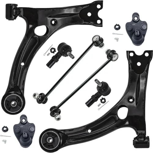 Vista 365 de Detroit Axle - Kit de brazos de control de extremo de 8 piezas para Toyota 2001-2003 Highlander 2002-2003 Camry Lexus ES300, 2 conjuntos de brazos