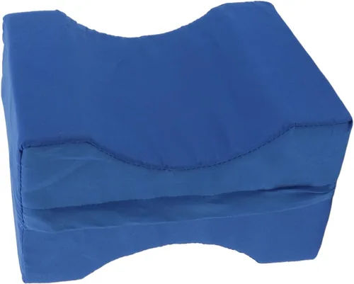 Vista 2 de Srliya Almohada de rodilla para personas que duermen de lado, posicionador de piernas de espuma viscoelástica con funda extraíble para soporte