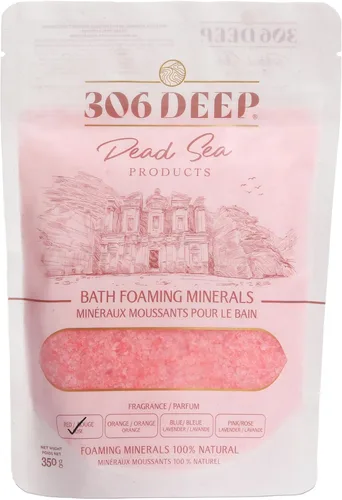Vista 8 de 306 sales de baño de aguas muertas profundas minerales espumantes – Mineral grueso naranja del mar muerto para remojar con aceites esenciales