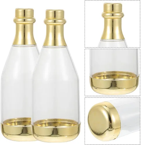 Vista 3 de Gadpiparty 40 cajas de dulces para botellas pequeñas, recuerdo de fiesta, contenedor para botellas, recipientes de chocolate para bodas, regalos