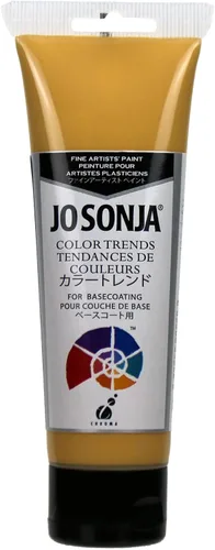 Vista 12 de Jo Sonja Color Trends - Tubo acrílico de flujo mate de 4 onzas - Latón antiguo