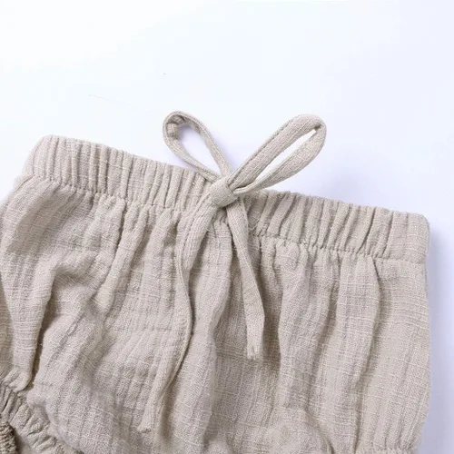 Vista 5 de MYGBCPJS Conjunto de 2 piezas de camiseta + pantalones cortos de algodón de manga corta para bebés niños y niñas