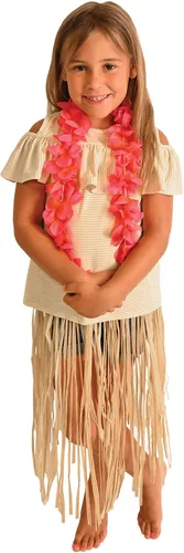 Vista 2 de Beistle 50431-N Falda de rafia para hula, infantil, 20 pulgadas, 22 x 20 pulgadas, natural