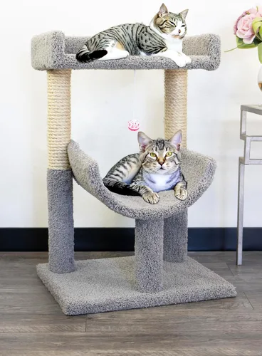 Vista 9 de New Cat Condos Percha para ventana de gato