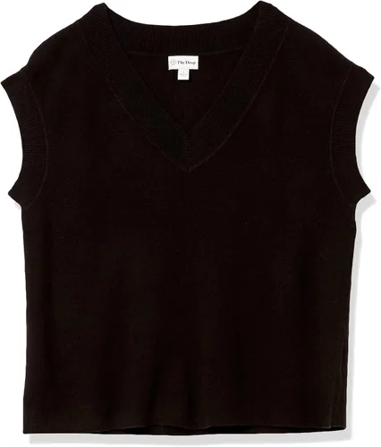 Vista 7 de The Drop Chaleco tipo suéter con cuello en V Zhen para mujer