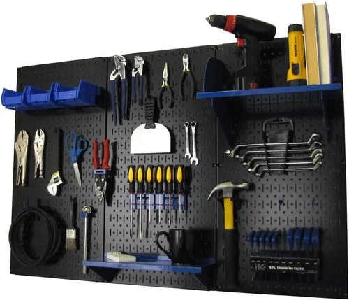Vista 39 de Organizador de herramienta control de pared 30-wrk-400wb estándar panel perforado mesa de trabajo de metal, 30-WRK-400 BB