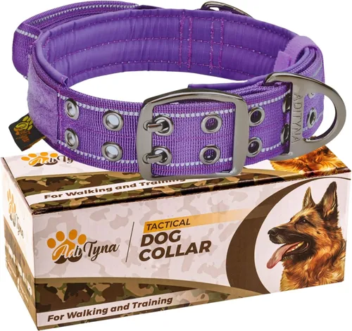 Vista 16 de ADITYNA - Collar de perro resistente con asa, XXL, cuello ajustable de 30 a 36 pulgadas Diseñado exclusivamente para razas de perros enormes como