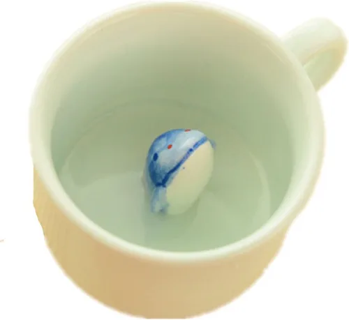 Vista 7 de Taza de café ZaH, 10 onzas, diseño con animal 3D en el fondo, Estándar, Bear