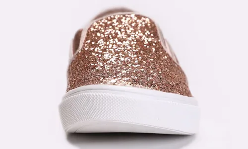Vista 2 de FEVERSOLE Tenis de moda planos y casuales tipo mocasín sin agujetas para mujer
