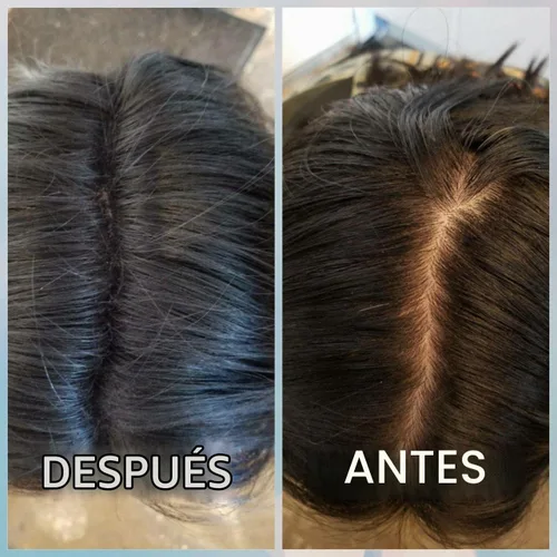 Vista 4 de Fibras de construcción de cabello negro de 0.78 oz para hombres y mujeres