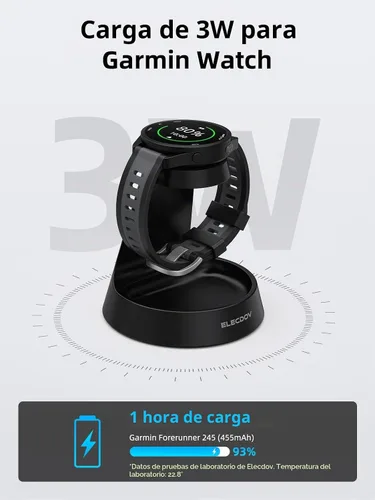 Vista 3 de Soporte de cargador de reloj para reloj Garmin Watch, soporte de cargador