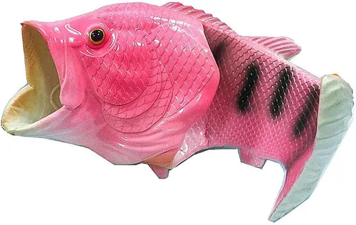 Vista 7 de Pantuflas unisex de pescado, sandalias de lubina, pantuflas de animales y peces Azul