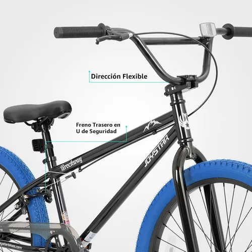 Vista 3 de JOYSTAR Brockway Freestyle - Bicicletas BMX para niños de 20 pulgadas y 24 pulgadas, bicicletas para niños de 6 a 14 años y ciclistas de nivel